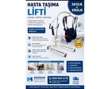KİRALIK HASTA KALDIRMA TAŞIMA LİFTİ